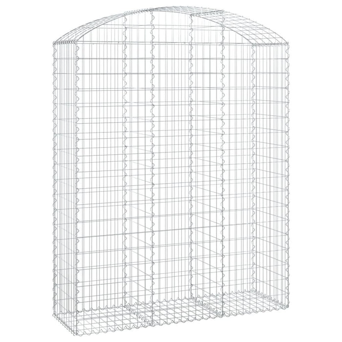 Coș gabion arcuit, 150x50x180/200 cm, fier galvanizat - WALTI WALTI