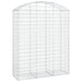 Coș gabion arcuit, 150x50x180/200 cm, fier galvanizat - WALTI WALTI