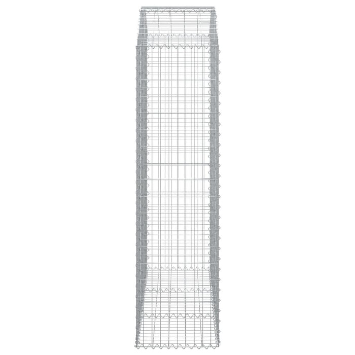 Coș gabion arcuit, 150x50x180/200 cm, fier galvanizat - WALTI WALTI