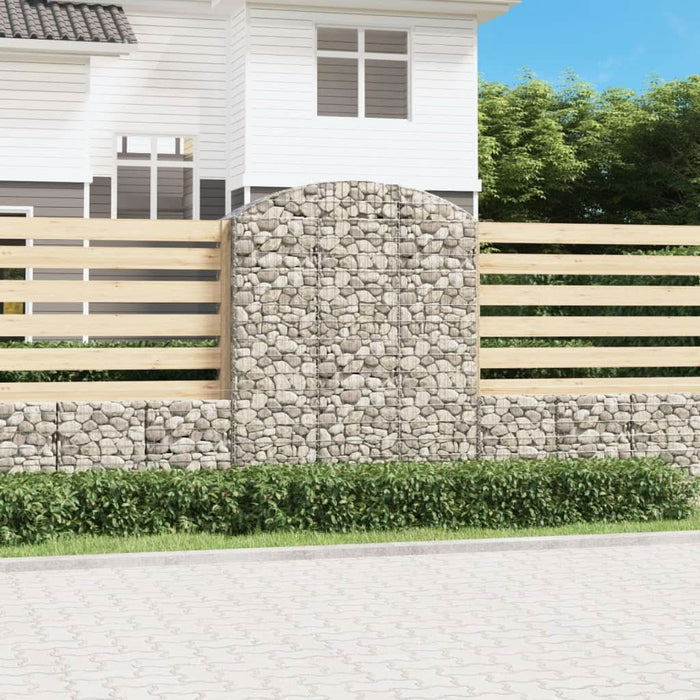 Coș gabion arcuit, 150x50x180/200 cm, fier galvanizat - WALTI WALTI