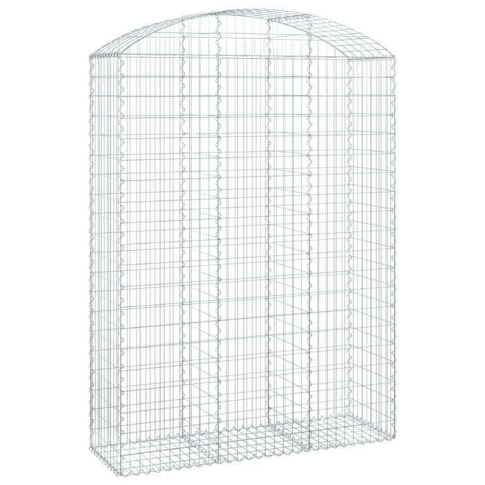Coș gabion arcuit, 150x50x200/220 cm, fier galvanizat - WALTI WALTI