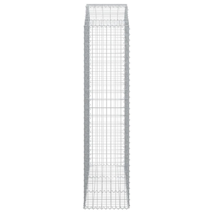 Coș gabion arcuit, 150x50x200/220 cm, fier galvanizat - WALTI WALTI