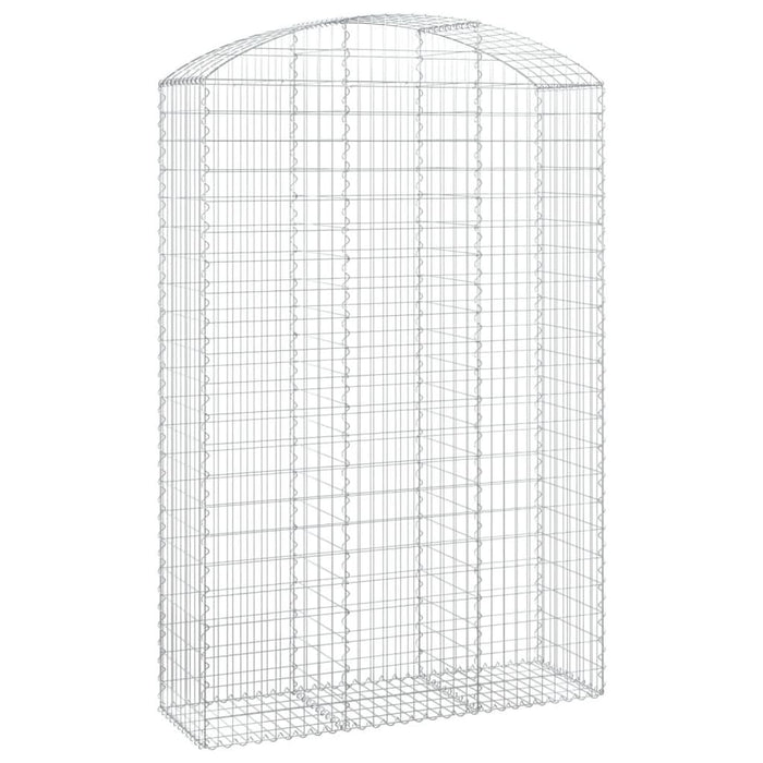 Coș gabion arcuit, 150x50x220/240 cm, fier galvanizat - WALTI WALTI