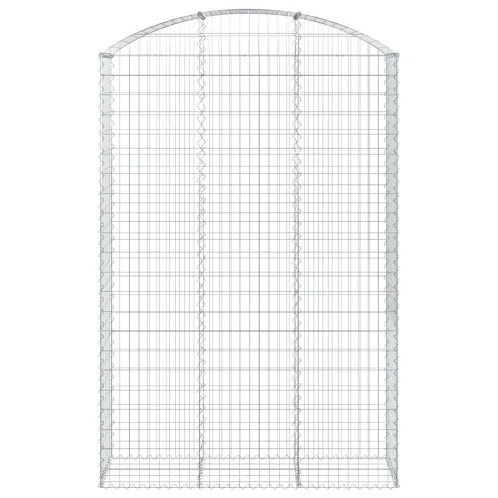 Coș gabion arcuit, 150x50x220/240 cm, fier galvanizat - WALTI WALTI