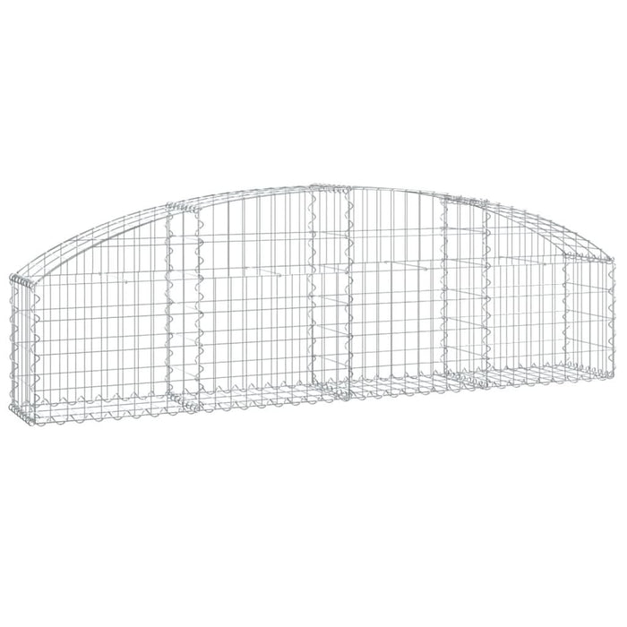 Coș gabion arcuit, 200x30x40/60 cm, fier galvanizat - WALTI WALTI