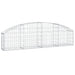 Coș gabion arcuit, 200x30x40/60 cm, fier galvanizat - WALTI WALTI