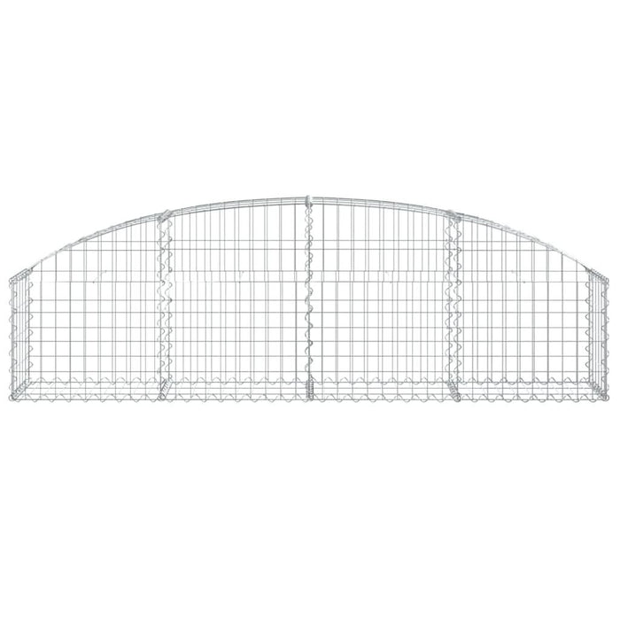 Coș gabion arcuit, 200x30x40/60 cm, fier galvanizat - WALTI WALTI