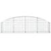 Coș gabion arcuit, 200x30x40/60 cm, fier galvanizat - WALTI WALTI