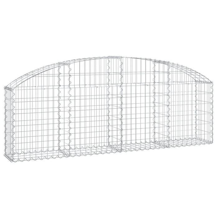 Coș gabion arcuit 200x30x60/80 cm fier galvanizat - WALTI WALTI