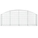 Coș gabion arcuit 200x30x60/80 cm fier galvanizat - WALTI WALTI