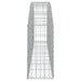 Coș gabion arcuit 200x30x60/80 cm fier galvanizat - WALTI WALTI