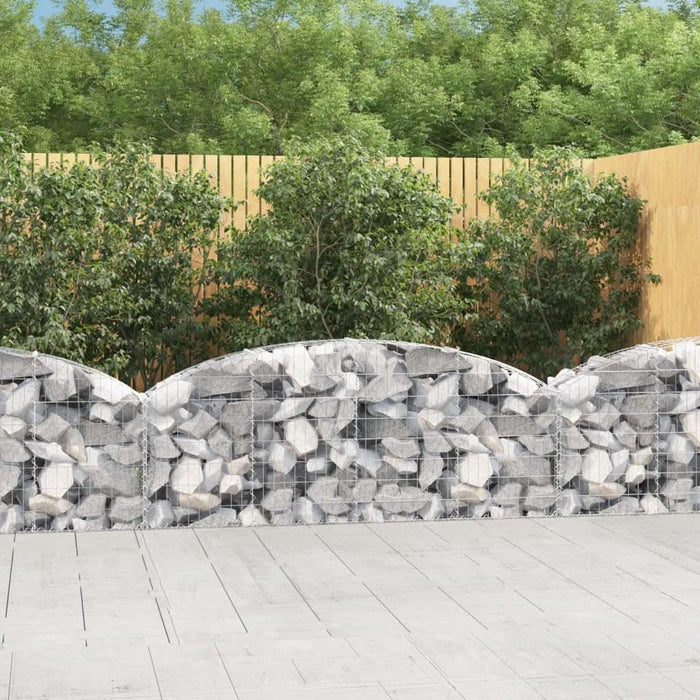 Coș gabion arcuit 200x30x60/80 cm fier galvanizat - WALTI WALTI