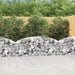 Coș gabion arcuit 200x30x60/80 cm fier galvanizat - WALTI WALTI