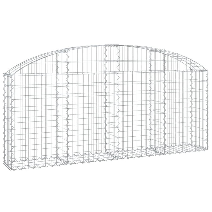 Coș gabion arcuit 200x30x80/100 cm fier galvanizat - WALTI WALTI
