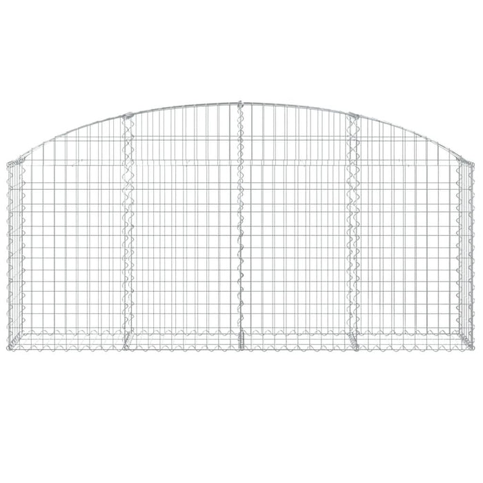 Coș gabion arcuit 200x30x80/100 cm fier galvanizat - WALTI WALTI