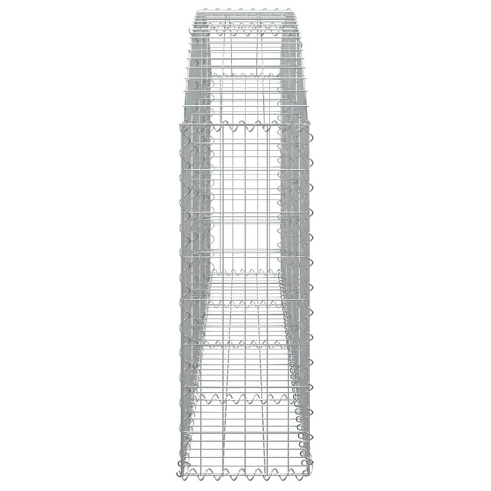 Coș gabion arcuit 200x30x80/100 cm fier galvanizat - WALTI WALTI