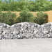 Coș gabion arcuit 200x30x80/100 cm fier galvanizat - WALTI WALTI