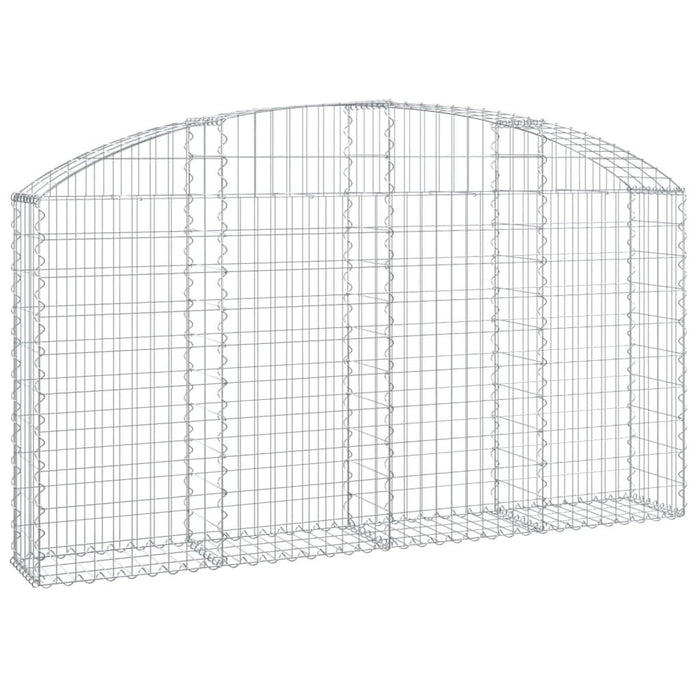 Coș gabion arcuit 200x30x100/120 cm fier galvanizat - WALTI WALTI