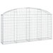 Coș gabion arcuit 200x30x100/120 cm fier galvanizat - WALTI WALTI