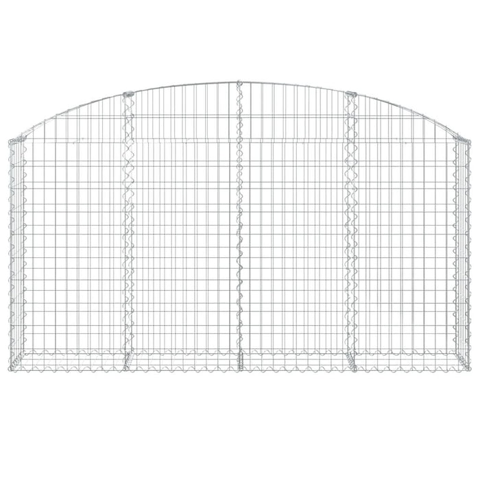 Coș gabion arcuit 200x30x100/120 cm fier galvanizat - WALTI WALTI
