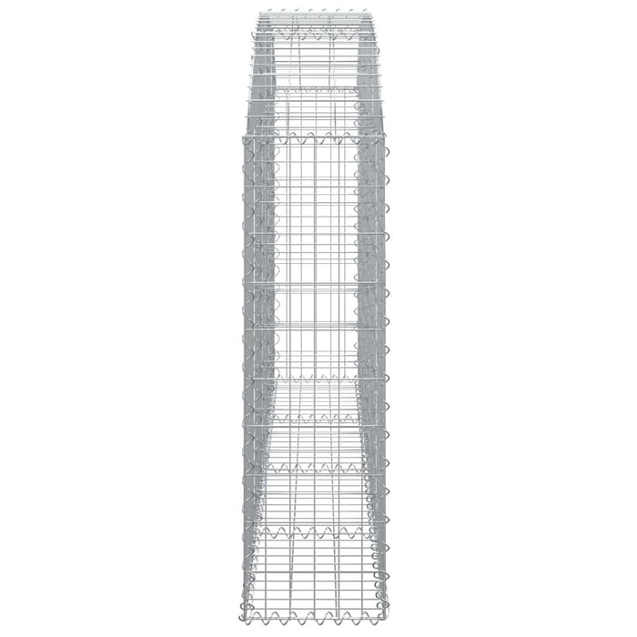 Coș gabion arcuit 200x30x100/120 cm fier galvanizat - WALTI WALTI