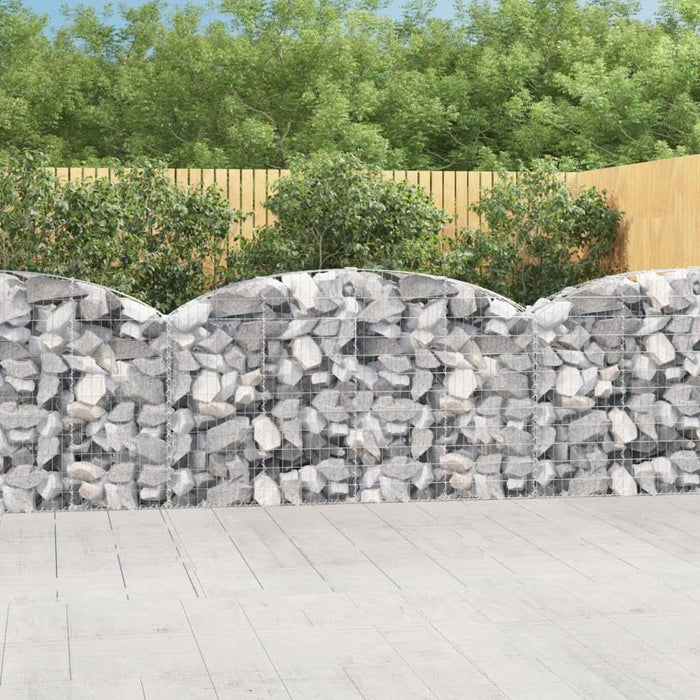 Coș gabion arcuit 200x30x100/120 cm fier galvanizat - WALTI WALTI