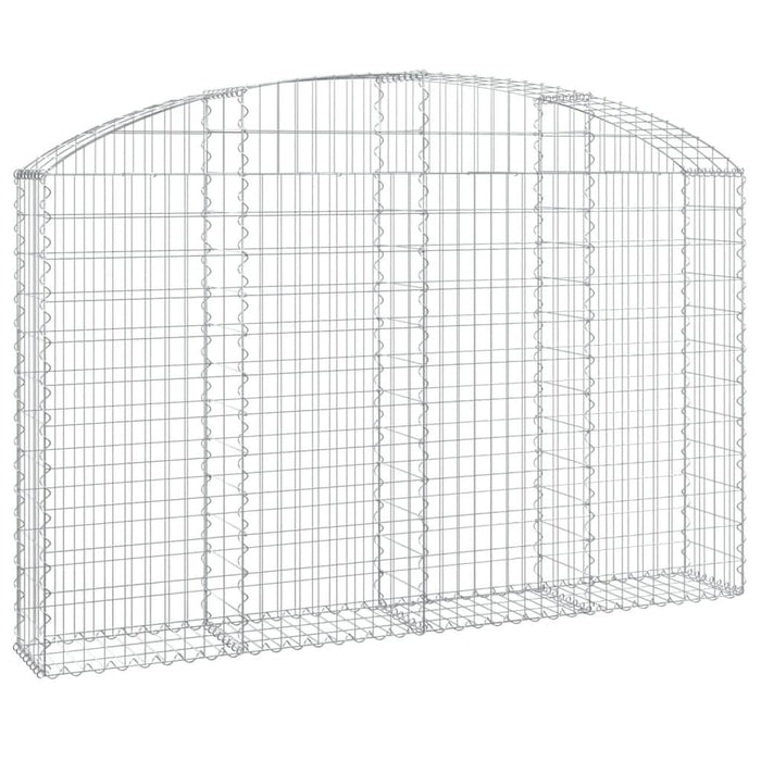 Coș gabion arcuit 200x30x120/140 cm fier galvanizat - WALTI WALTI