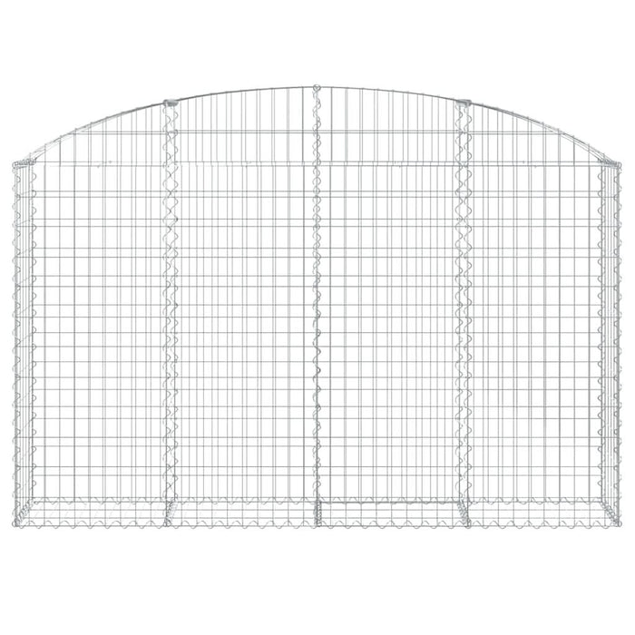 Coș gabion arcuit 200x30x120/140 cm fier galvanizat - WALTI WALTI