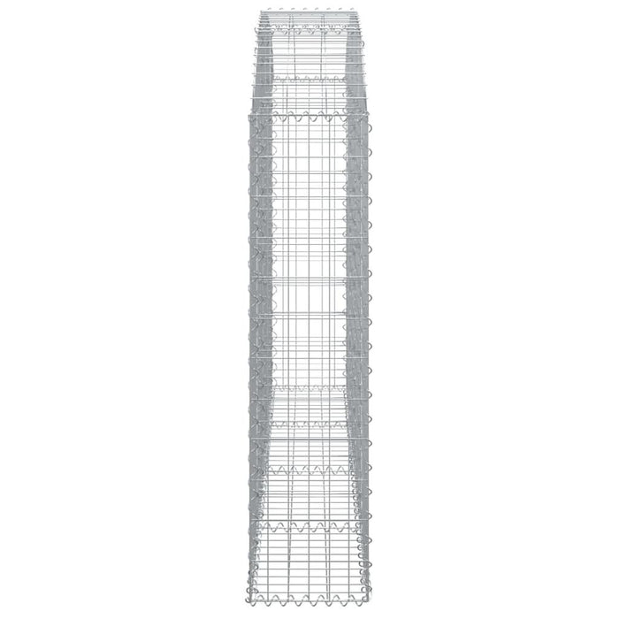 Coș gabion arcuit 200x30x120/140 cm fier galvanizat - WALTI WALTI