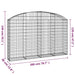 Coș gabion arcuit 200x30x120/140 cm fier galvanizat - WALTI WALTI