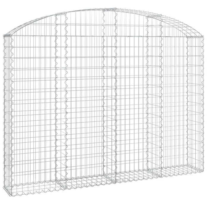 Coș gabion arcuit 200x30x140/160 cm fier galvanizat - WALTI WALTI