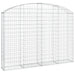 Coș gabion arcuit 200x30x140/160 cm fier galvanizat - WALTI WALTI