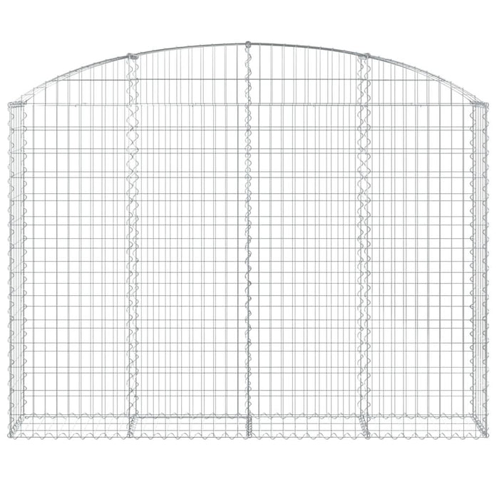 Coș gabion arcuit 200x30x140/160 cm fier galvanizat - WALTI WALTI