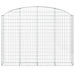 Coș gabion arcuit 200x30x140/160 cm fier galvanizat - WALTI WALTI