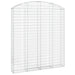 Coș gabion arcuit, 200x30x220/240, fier galvanizat - WALTI WALTI