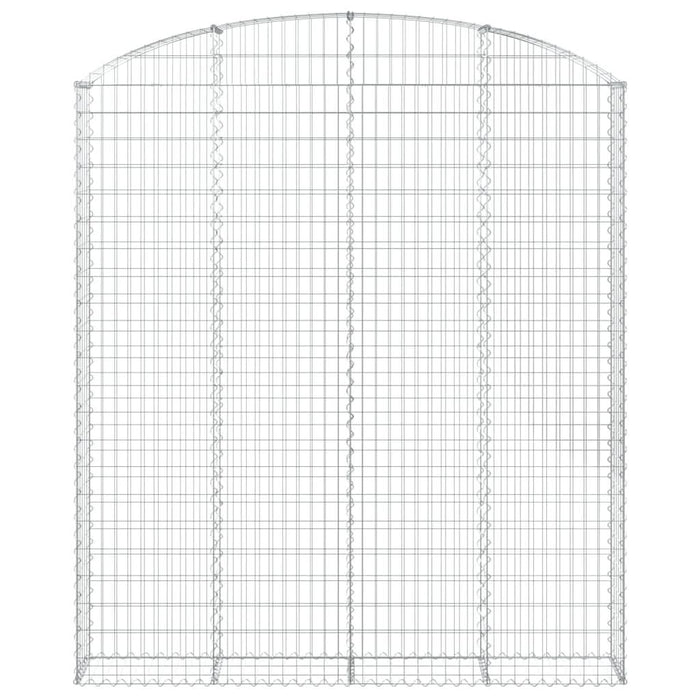 Coș gabion arcuit, 200x30x220/240, fier galvanizat - WALTI WALTI