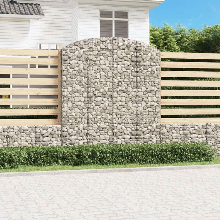 Coș gabion arcuit, 200x30x220/240, fier galvanizat - WALTI WALTI