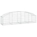 Coș gabion arcuit, 200x50x40/60 cm, fier galvanizat - WALTI WALTI