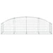 Coș gabion arcuit, 200x50x40/60 cm, fier galvanizat - WALTI WALTI