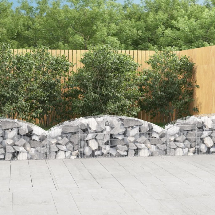 Coș gabion arcuit, 200x50x40/60 cm, fier galvanizat - WALTI WALTI