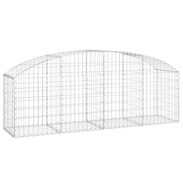 Coș gabion arcuit 200x50x60/80 cm fier galvanizat - WALTI WALTI