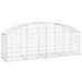 Coș gabion arcuit 200x50x60/80 cm fier galvanizat - WALTI WALTI