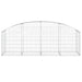 Coș gabion arcuit 200x50x60/80 cm fier galvanizat - WALTI WALTI