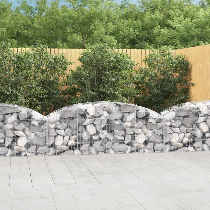 Coș gabion arcuit 200x50x60/80 cm fier galvanizat - WALTI WALTI