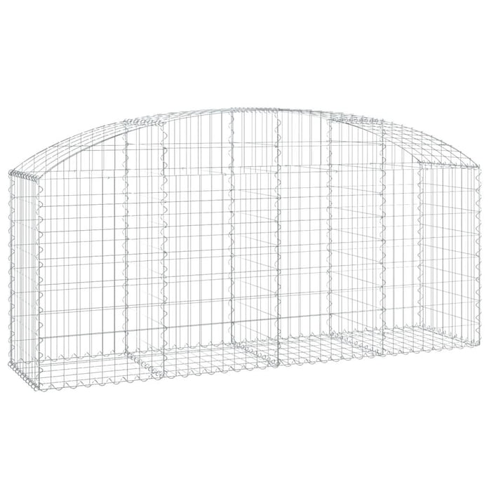 Coș gabion arcuit 200x50x80/100 cm fier galvanizat - WALTI WALTI