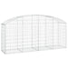 Coș gabion arcuit 200x50x80/100 cm fier galvanizat - WALTI WALTI