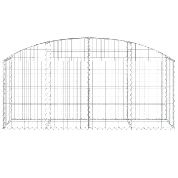 Coș gabion arcuit 200x50x80/100 cm fier galvanizat - WALTI WALTI