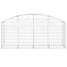 Coș gabion arcuit 200x50x80/100 cm fier galvanizat - WALTI WALTI