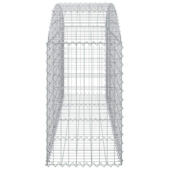 Coș gabion arcuit 200x50x80/100 cm fier galvanizat - WALTI WALTI