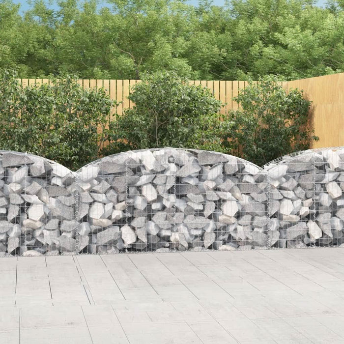 Coș gabion arcuit 200x50x80/100 cm fier galvanizat - WALTI WALTI